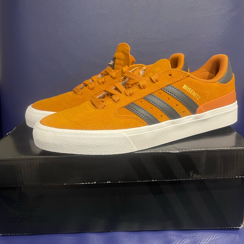 Adidas Busenitz Vulc II Shoes Men's Size 7 Rust Brown